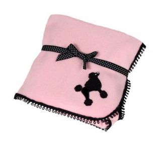 Princess Linens Pink Fleece Poodle Blanket —