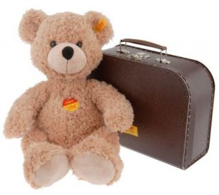 Steiff Fynn 16H Plush Suitcase Bear —