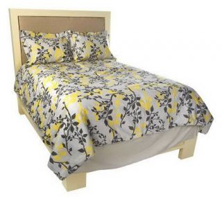HomeReflections Floral Vines 4 pc. KG Reversible Comforter Set