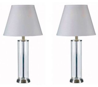 Kenroy Home Echo Set of 2 Fillable Table Lamps —