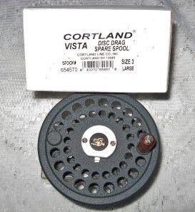 Cortland Fly Fishing Vista Disc Drag Spare Spool Large Size 3