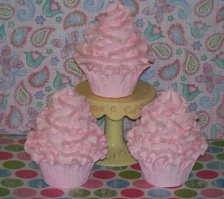 Fake Cotton Candy Candy Land Fake Cupcakes with Tons of Sugary