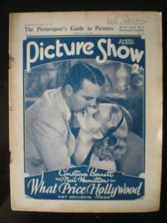 Picture Show 1932 UK Mag Constance Bennett Jean Harlow