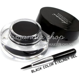  Color Eyeliner Cream Gel 5g Brush Set Makeup Cosmetic Tools New