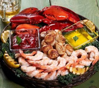 Lobster Gram 6 lb. Assorted Seafood Sampler —