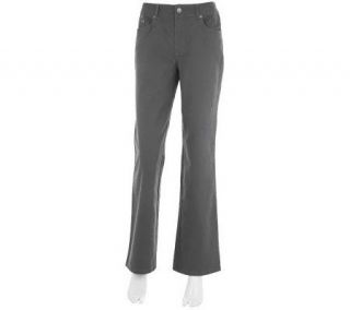 Women with Control Brushed Twill Fly Front Tall Pants —