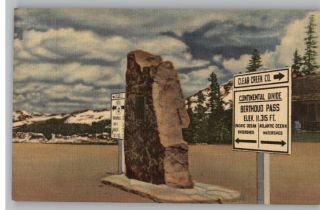  Berthoud Pass Summit Markers Continental Divide Colorado Co