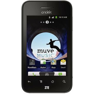 CELL PHONE CRICKET ZTE X500 SCORE SMARTPHONE ANDROID GOOGLE MUVE MUSIC