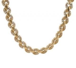 Nolan Millers Crystal Accent Status Link Necklace —
