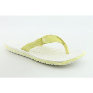 Crocs Melborne Flip Womens Size 9 Yellow Flip Flops Sandals Shoes