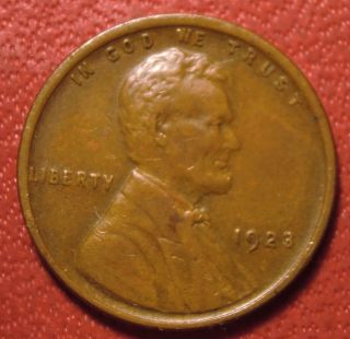 1923 Philadelphia Mint Lincoln Wheat Cent Penny High Grade