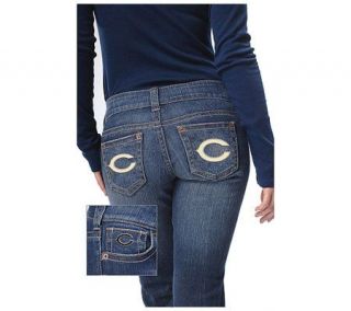 NFL Touch By Alyssa Milano Chicago Bears Womens Denim Jeans