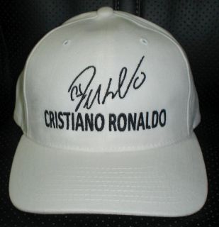 Cristiano Ronaldo Cap Hat with Stitched Autograph