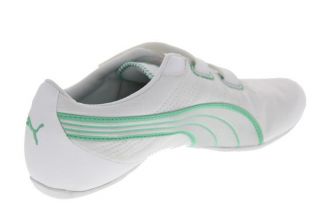  2V RS White Green Metallic Running Cross Training Shoes 7 5
