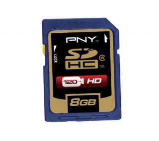PNY Class 4 Secure Digital High Capacity SDHC Crd   8GB —