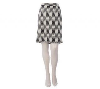 Liz Claiborne New York Jacquard Pencil Skirt —