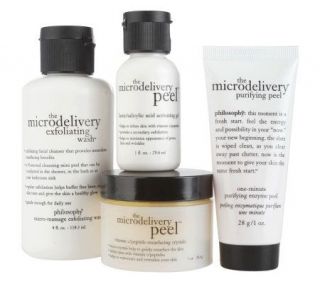 philosophy 3 piece at home microdelivery exfoliation kit —