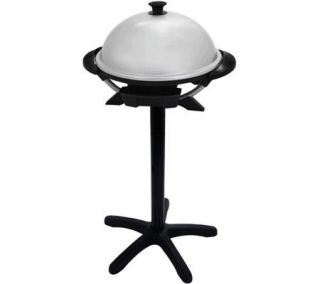 George Foreman Round Indoor/Outdoor Electric Dome Grill —
