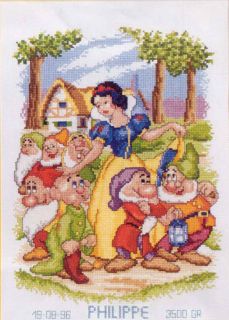 Cross Stitch Kits Snow White and Seven Dwarfs Disney
