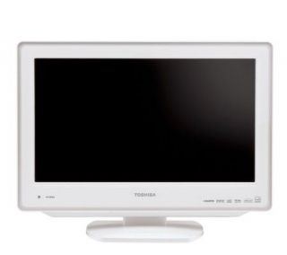 Toshiba 19LV611U 19 Diagonal 720p LCD HDTV/DVD Combo   White
