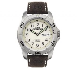 Timex Mens Expedition Watch with Brown LeatherBand   J102196