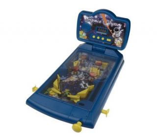 Electronic Tabletop Pinball Machine with LED Scoreboard —