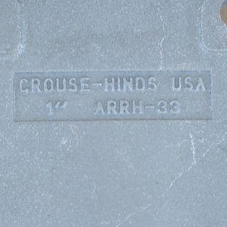 New Cooper Crouse Hinds ARRH33 1 Back Box