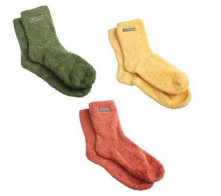 Woolrich 3 Pair Ladies Aloe Vera Infused Boot Socks —