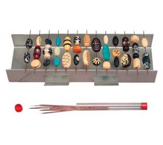 Bead Baking Rack With Bead Piercing Pins   Stainless Steel —