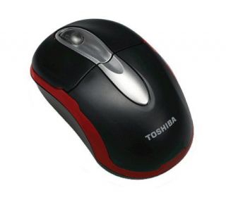 Toshiba Bluetooth Optical Tilt Wheel Mouse   Black/Red —