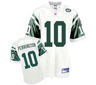 NFL New York Jets C. Pennington Youth Replica White Jersey   A153928