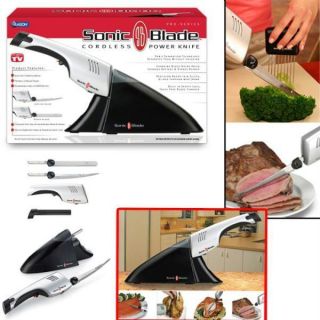 New Sonic Blade Cordless Power Knife as Seen on TV Heavy Duty Kitchen