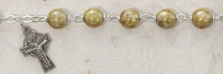 Connemara Marble Gold Plated Bracelet Religious Jewelry