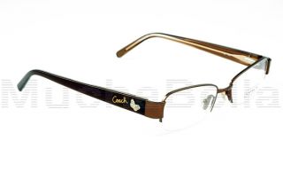 Coach Eyeglasses Frames 1028 Cheyenne Tan w Cystal Temples New