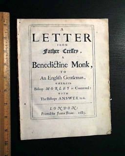 RARE 17th Century British 1683 London Pamphlet Document