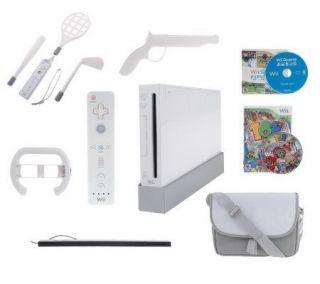 Nintento Wii Bundle w/ 101 in 1 Party Megamix and Accessories