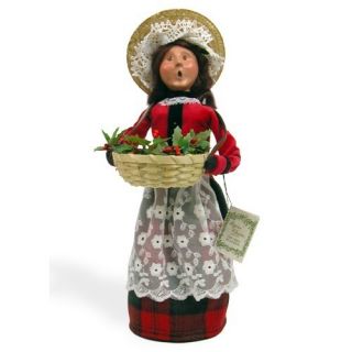 Byers Choice Crier Selling Holly and Ivy Figurine 432W