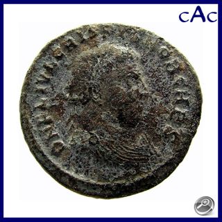 CAC Crispus AE19 REDUCED Follis Jupiter Providentiae Caess 317 326 Ad