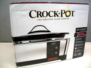 Crock Pot 6 Quart Programmable Stainless Steel Slow Cooker