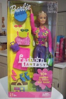 2002 Fashion Fantasy Barbie Doll NRFB 10 Pieces to create The Look