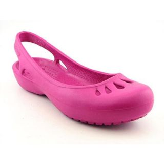Crocs Malindi Womens Size 12 Pink Synthetic Slingbacks Shoes