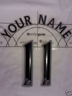 Create Your Own Name Double Number EPL Shirt Print