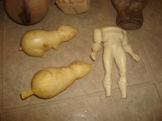 Collection of Vintage Puppet Torso Movie Prop Action Toy Prototype