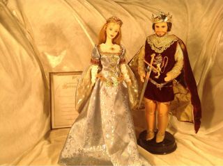 Camelots King Arthur And Guinevere Barbie Ken Set