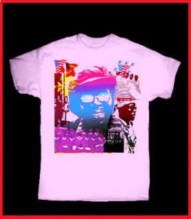 Curtis Mayfield Pink T Shirt Funk Soul Retro Pimp 70s