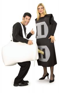 Plug and Socket Costume Halloween Fancy Dress Couples Funny Electrical