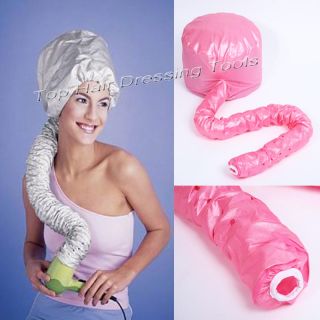  Safety Portable Hot Hair Dryer Soft Hood Bonnet Attachment Pink