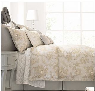 Cindy Crawford Vale Jacobean King Comforter Set Bonus Pillow New NIP