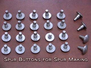 Spur Buttons for Custom Handmade Spurs