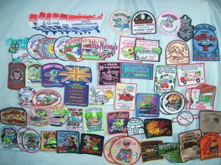 of 50 1970s custom van / vanning event patches 1980s to current year